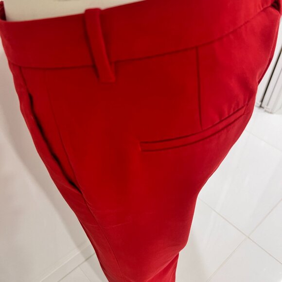 ZARA WOMAN Red Trouser/Pant 7290 SZ 8 - Picture 7 of 9